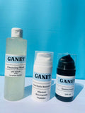 GANET Clear Shield Trio | Cleanser, Moisturizer & SPF 50 Sunscreen